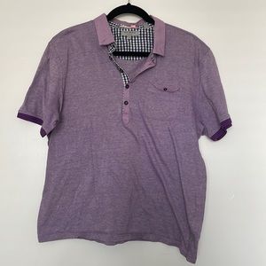 Ted Baker- Mens Purple Polo. Size 6
